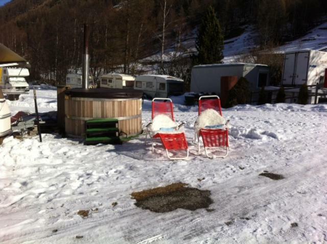 Camping Schoenblick Im Saas-Tal Saas-Grund Exterior foto